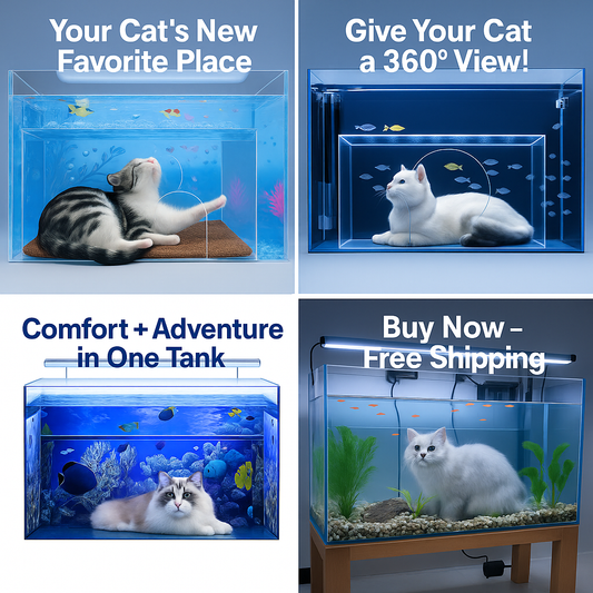PetSphery™ Aquarium Cat Habitat