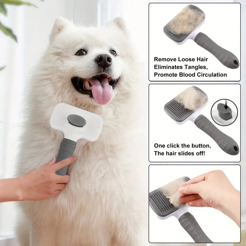 PetSphery™ Calming Pet Massager Brush